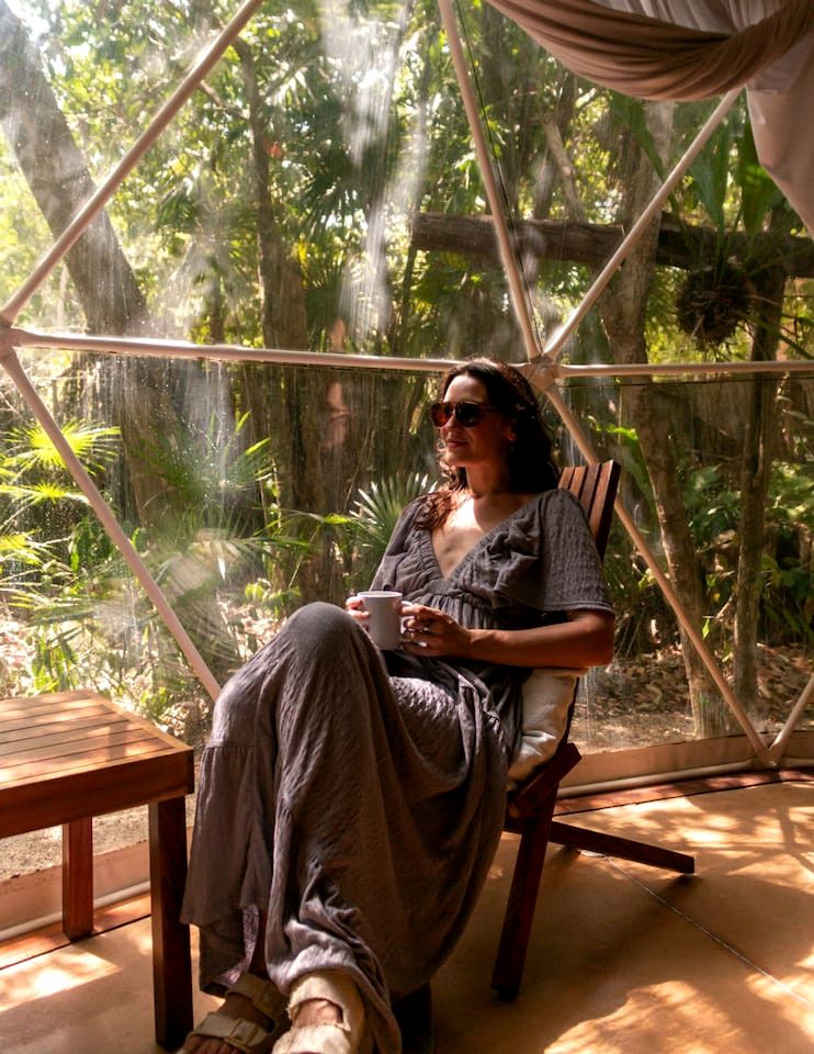 Gorgeous Tulum Dome Rental for Glamping in Mexico