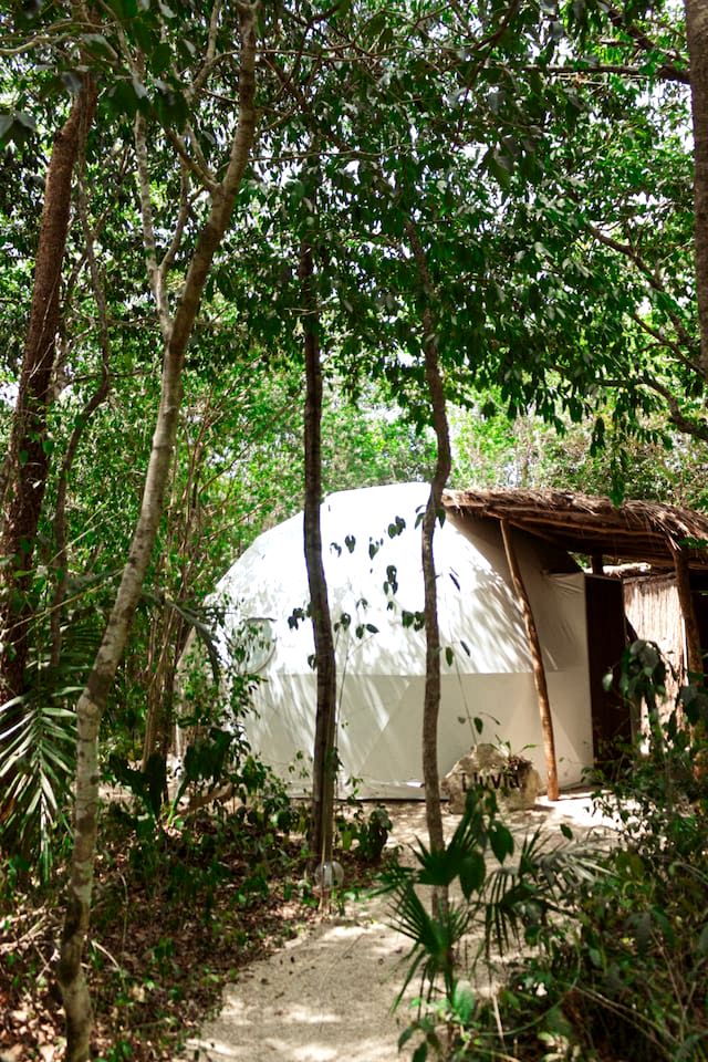 Gorgeous Tulum Dome Rental for Glamping in Mexico