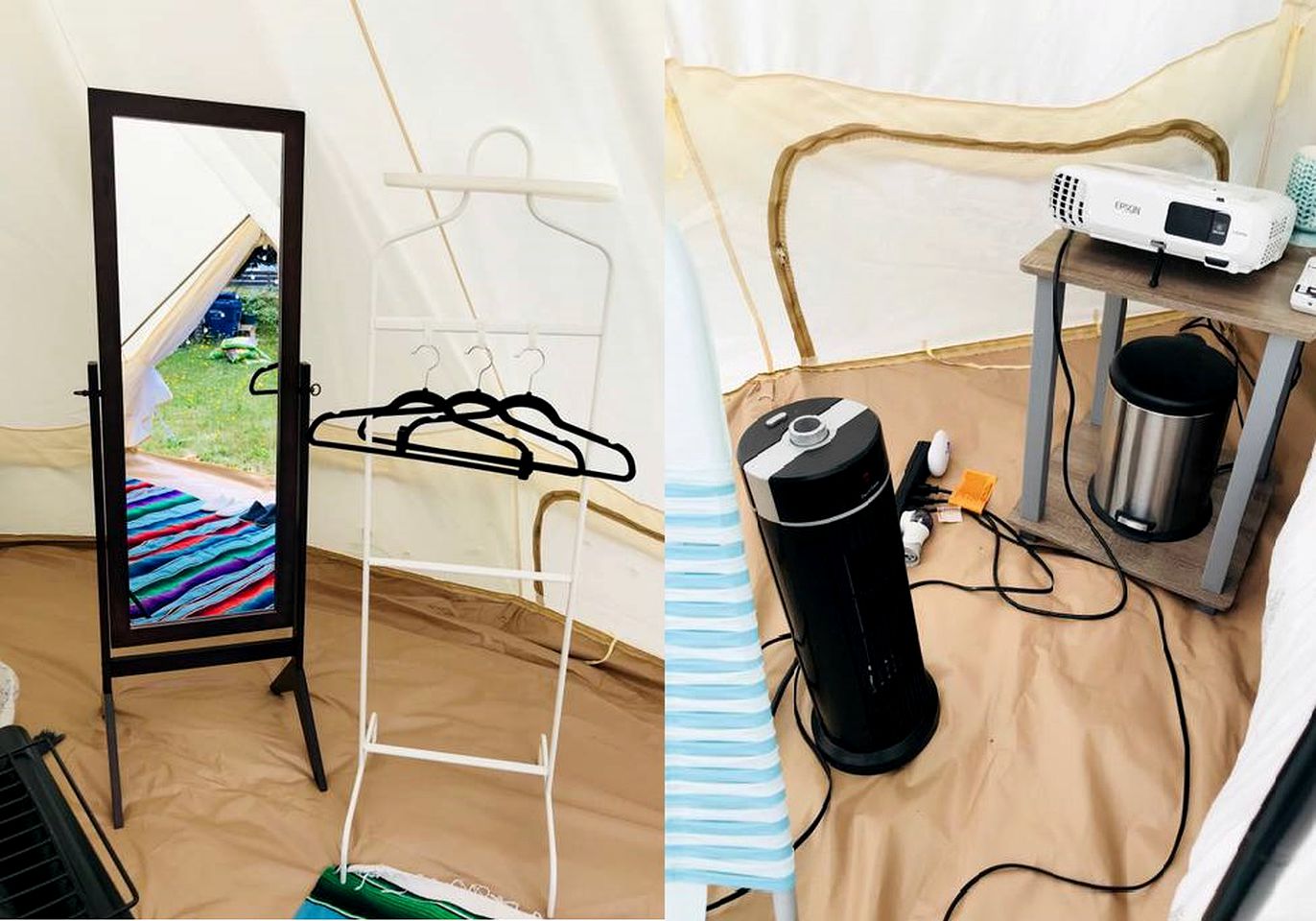 Enchanting Bell Tent for a Glamping Experience in Downtown Seattle, Washington