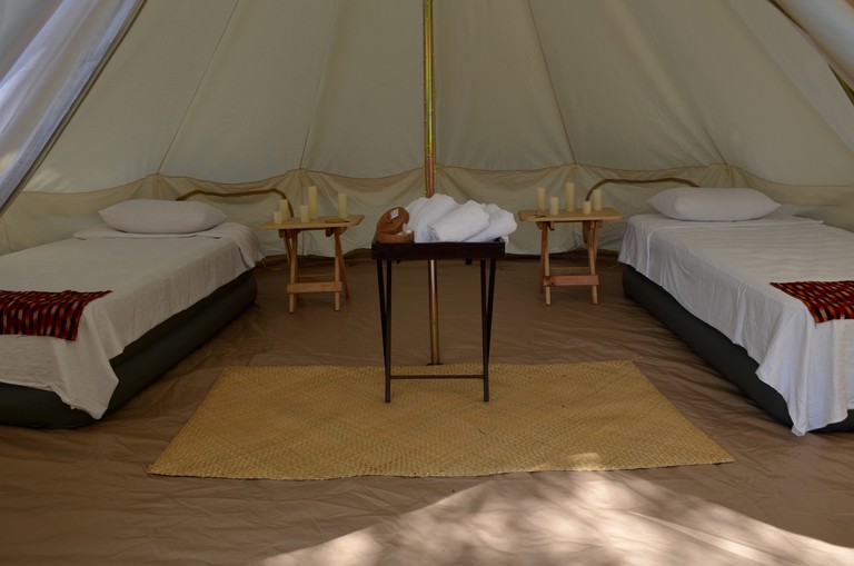Bell Tents (Tikal, Peten, Guatemala)