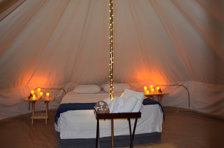 Bell Tents (Tikal, Peten, Guatemala)