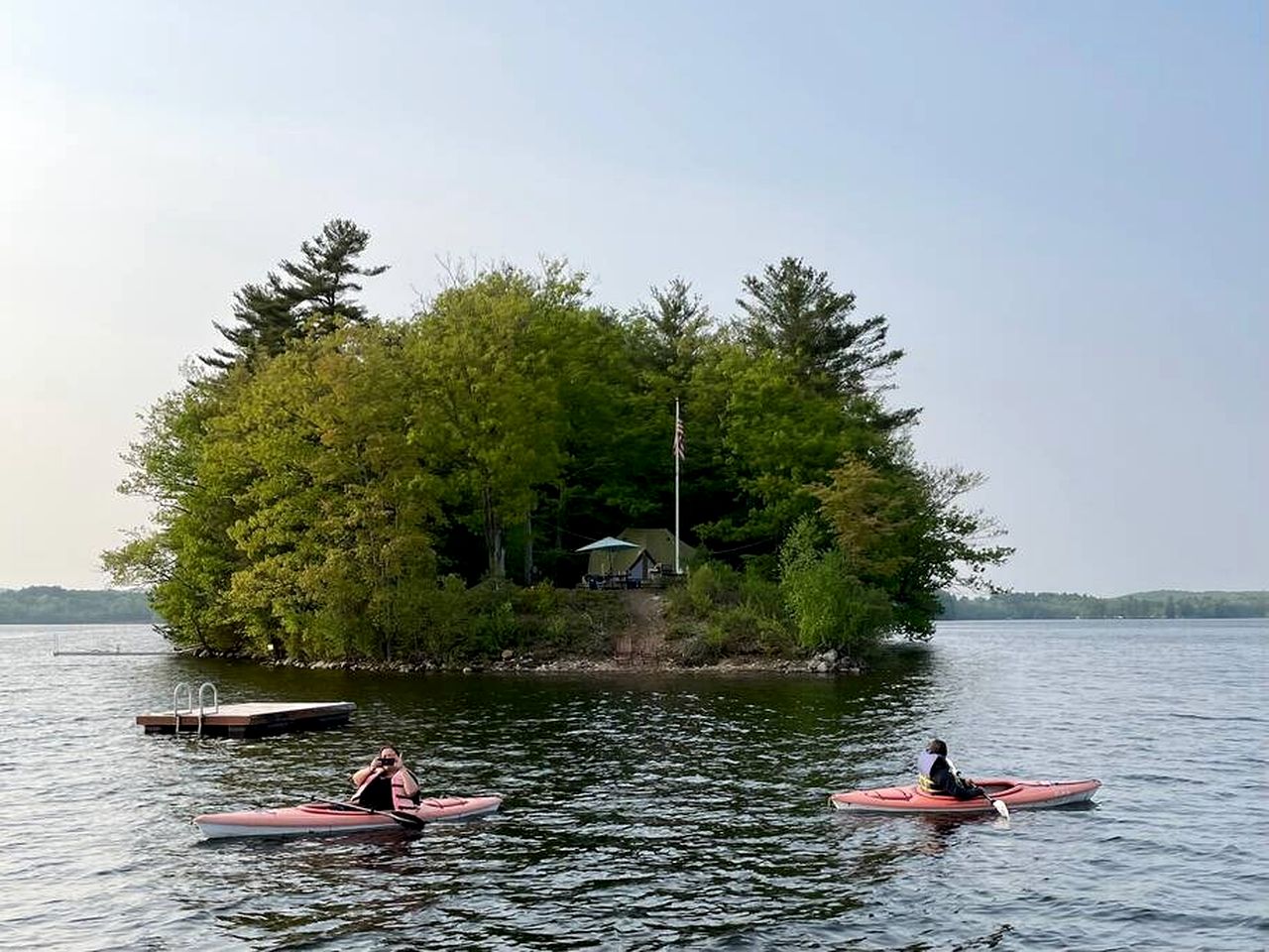 Island Tent Overlook in Monmouth, ME