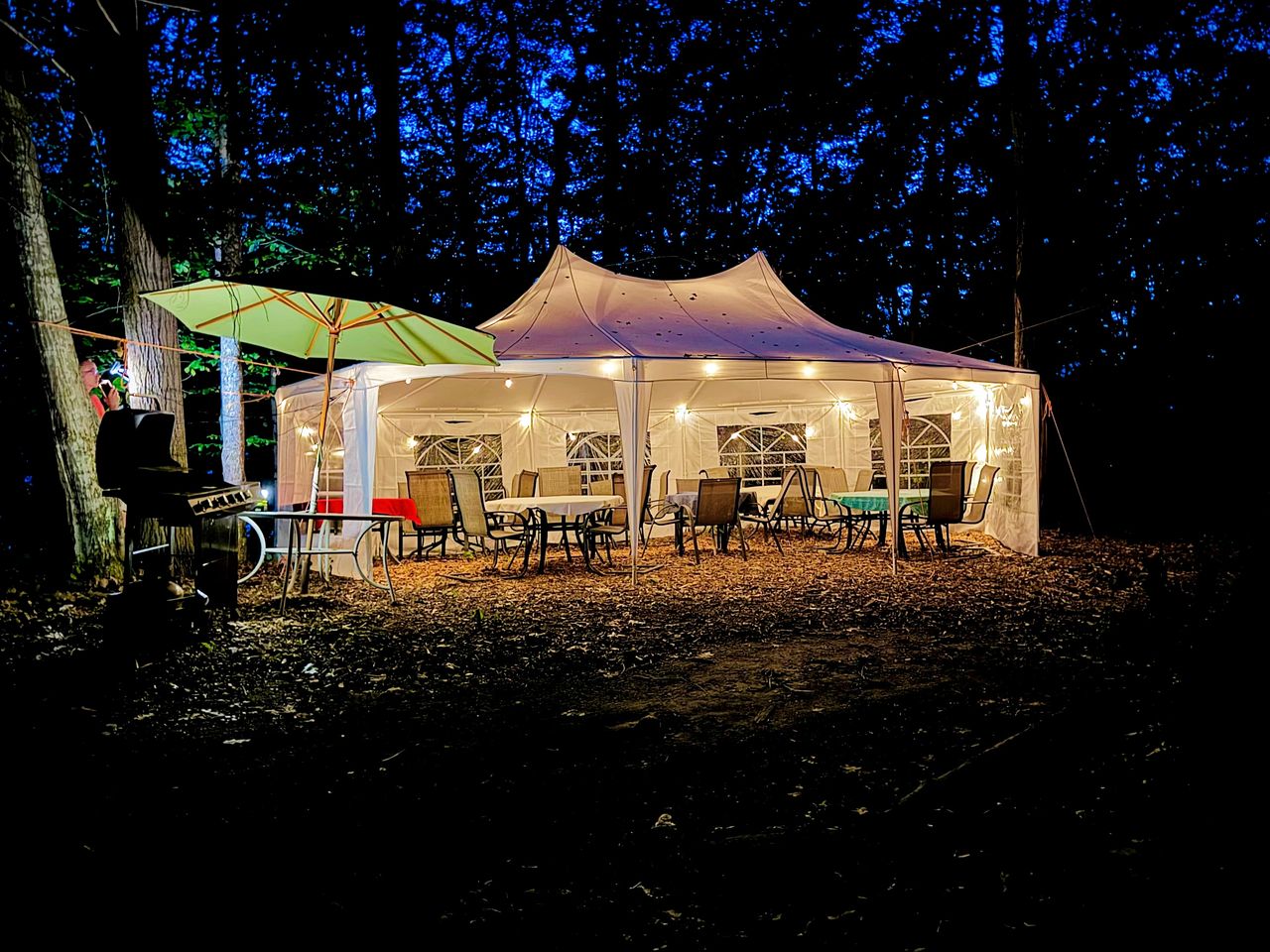 Glamping Oasis: Whole Island Vacation Rental on a Lake in Monmouth, Maine
