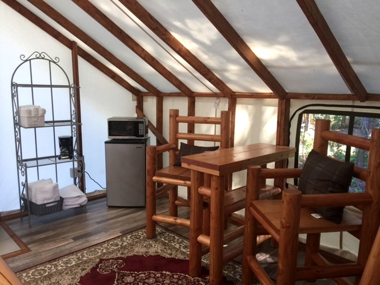 Safari Tent Rental for a Glamping Getaway near Olympic National Park in Washington