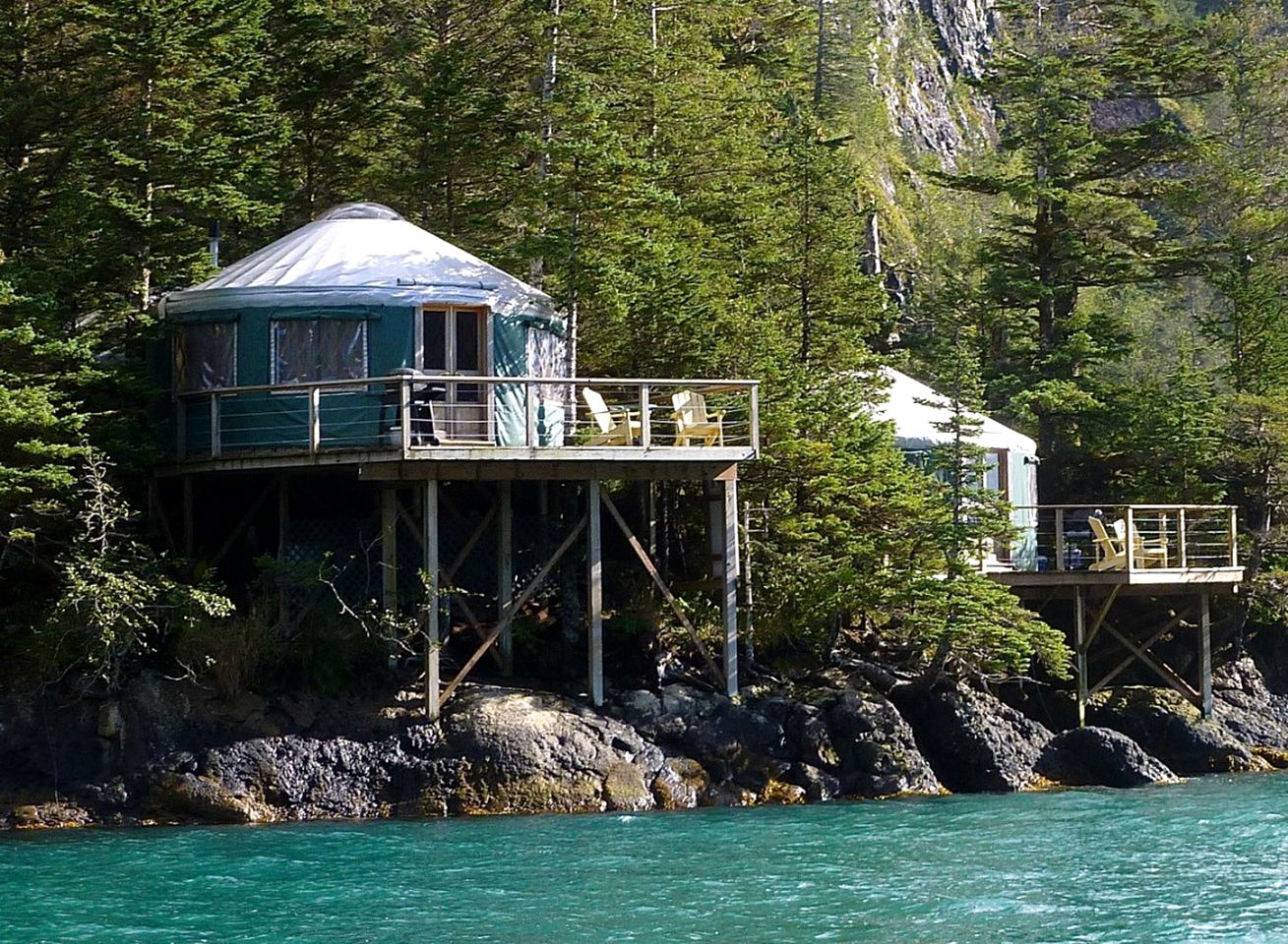 Glamping on Privately-Owned Island in Alaska