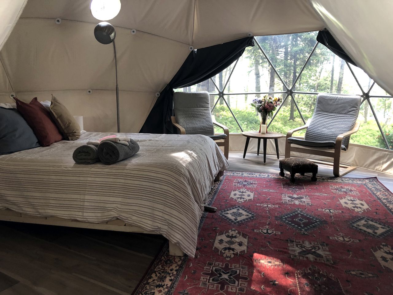 Unique and Cozy Dome Accommodation for Glamping near Saint John, New Brunswick