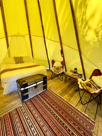 Superb Glamping Tipi on Organic Farm in the Sangre de Cristo Mountains, New Mexico photo 5