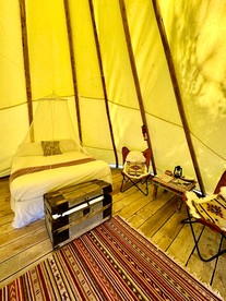 Superb Glamping Tipi on Organic Farm in the Sangre de Cristo Mountains, New Mexico photo 4