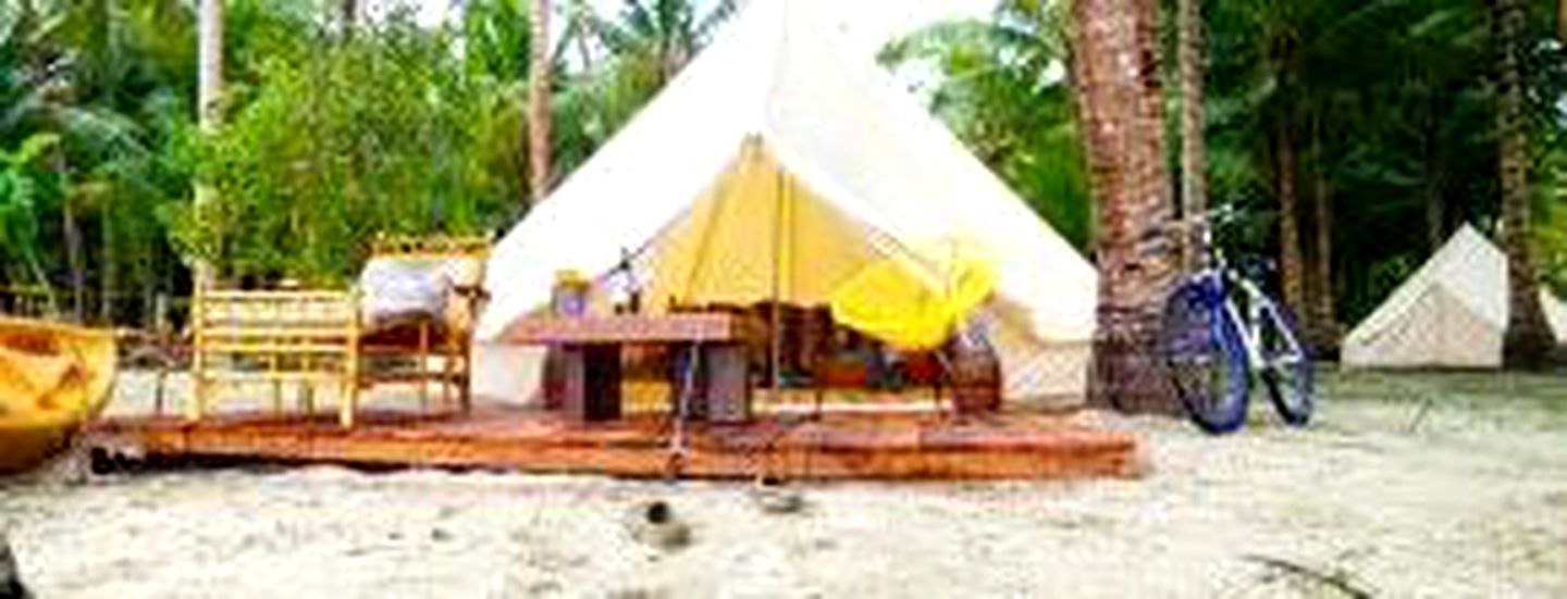 Peaceful Bell Tent with Magnificent Ocean Views on Siquijor Island, the Philippines
