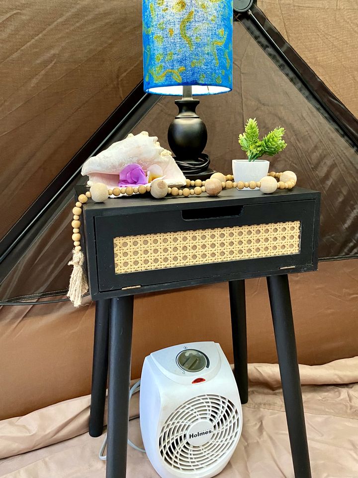 Boho Waterside Glamping Tent for a Florida Getaway
