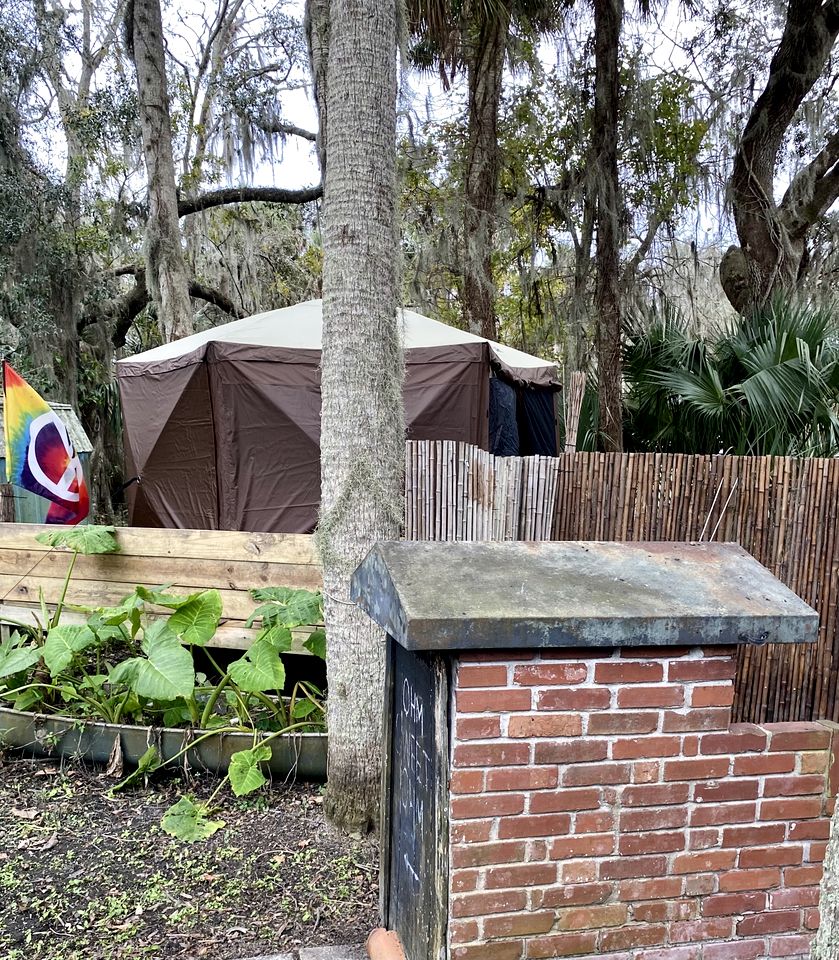 Boho Waterside Glamping Tent for a Florida Getaway