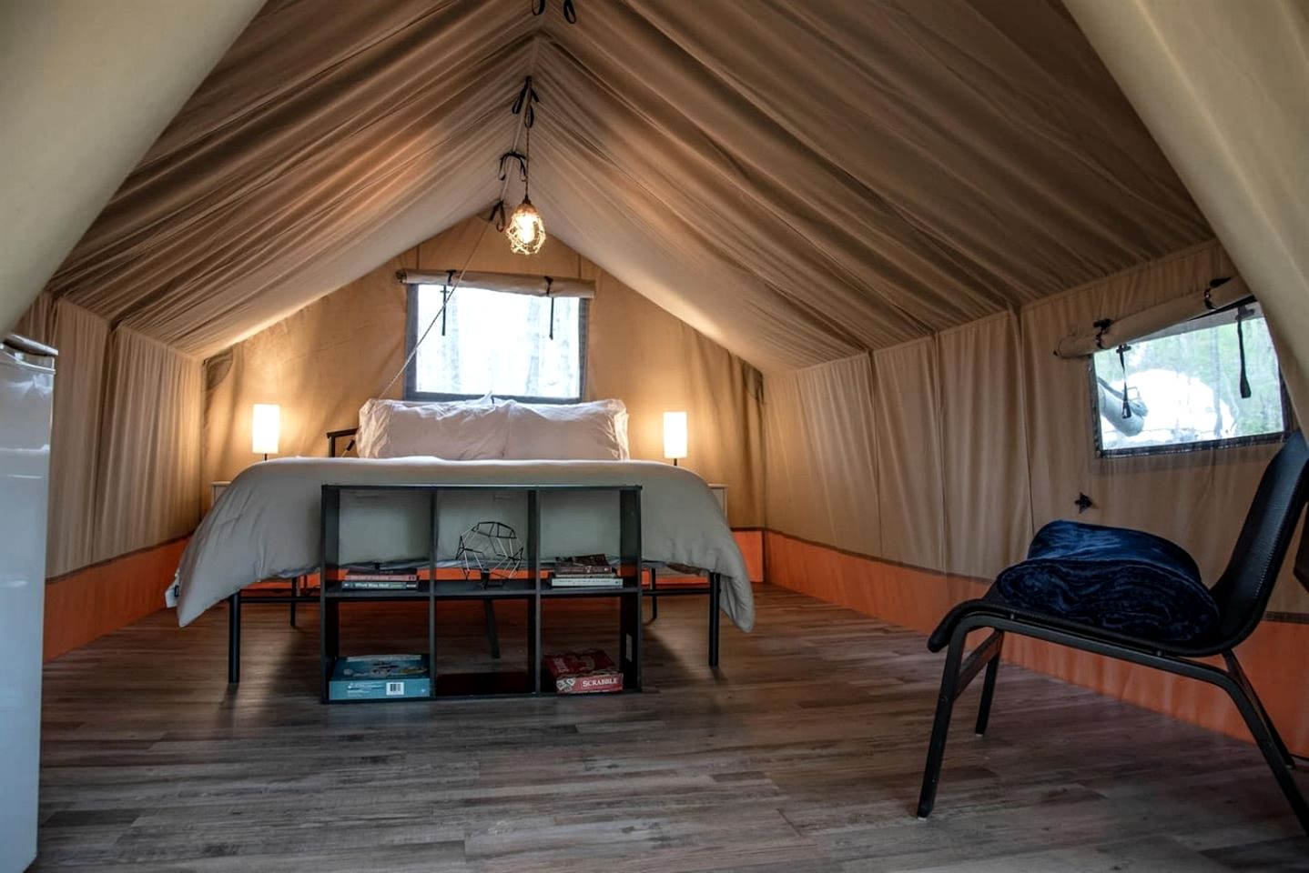 Secluded Off-Grid Glamping Tent with Private Bathhouse Near The Caverns & Waterfalls – Coalmont, Tennessee