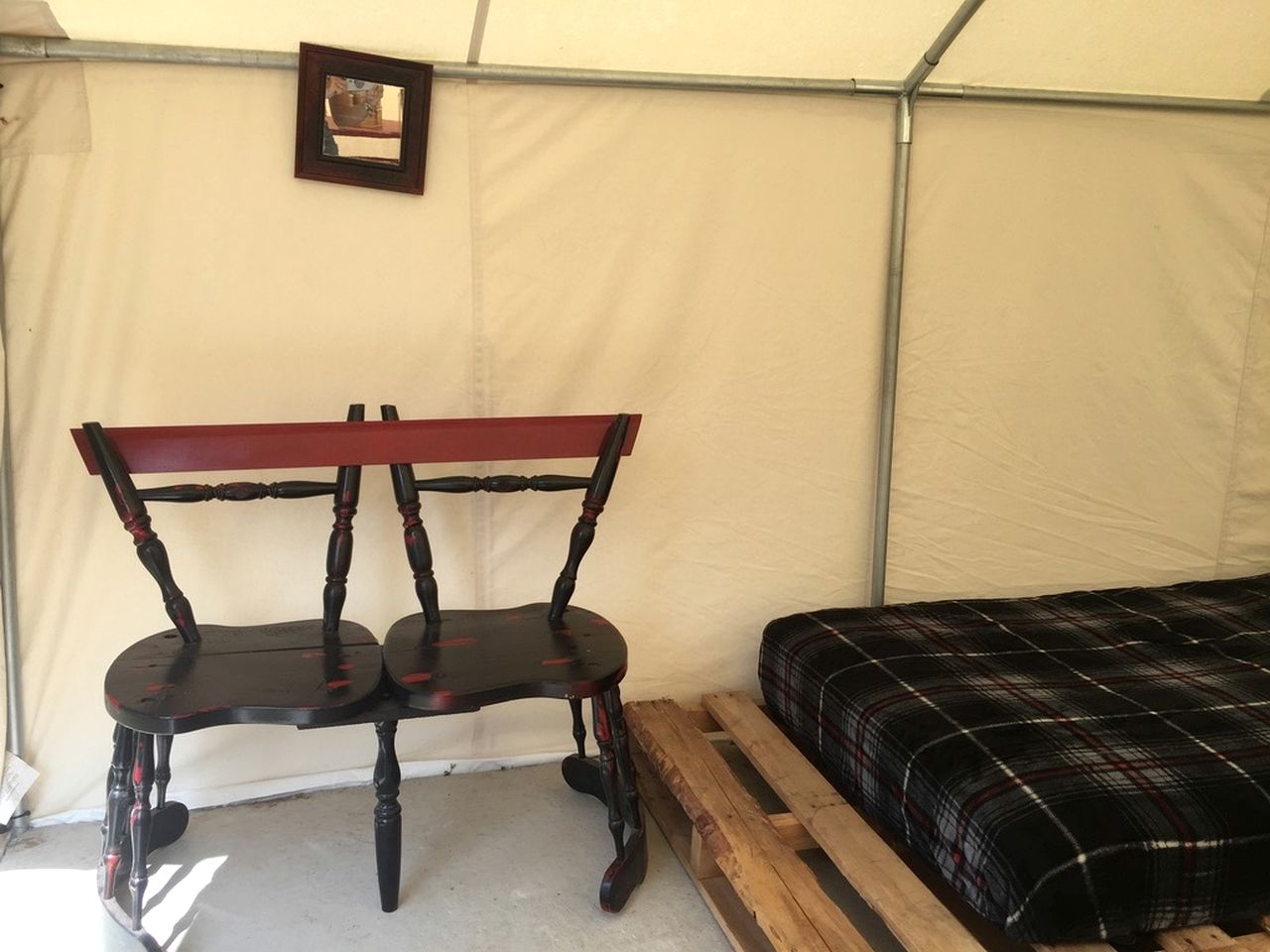 Glamping Escape in Sturgis, South Dakota, in Lovely Safari Tent Rental for Two