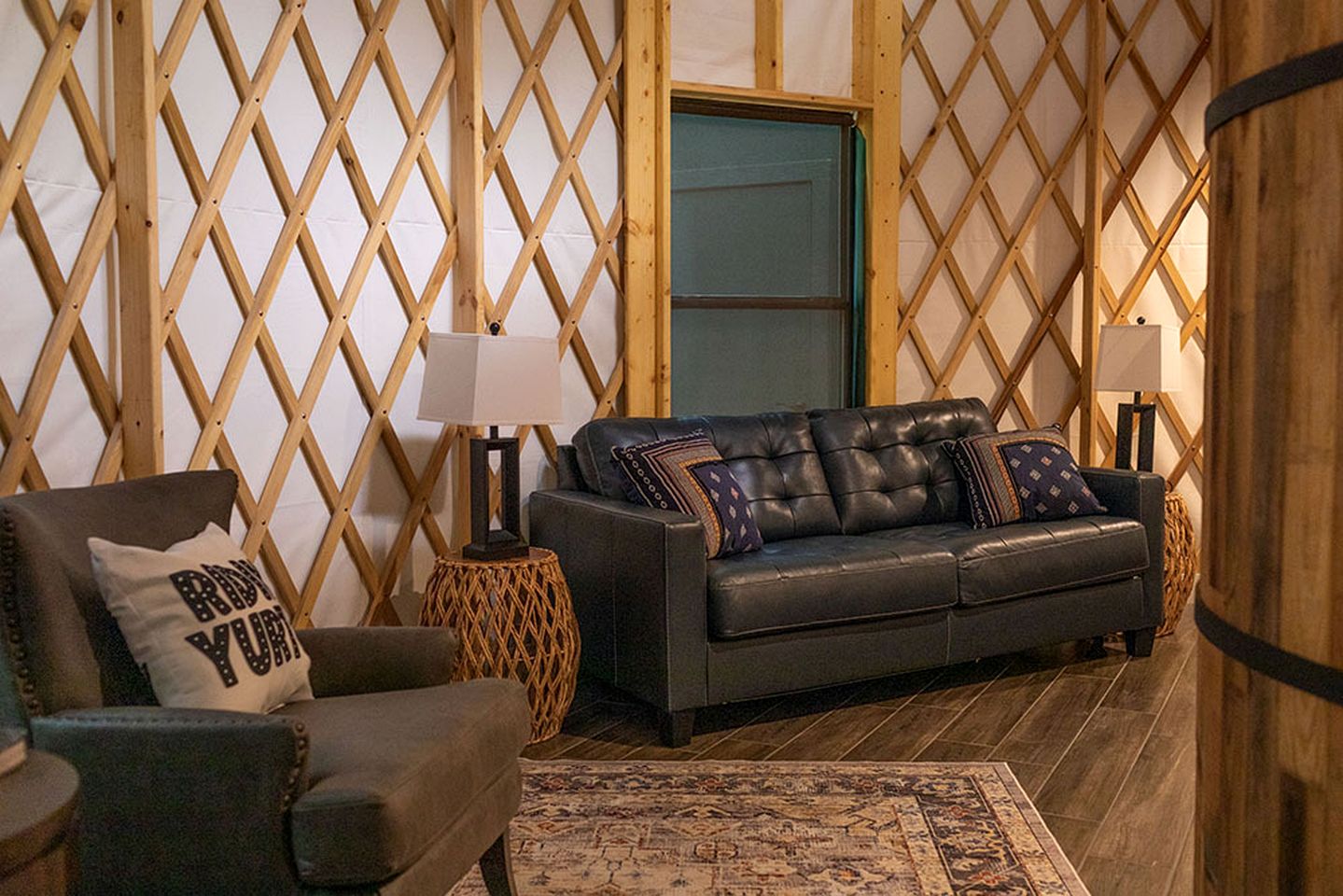 Glamping Trips near Lake Livingston, for Wonderful Escapes to Nature in Texas in this Yurt