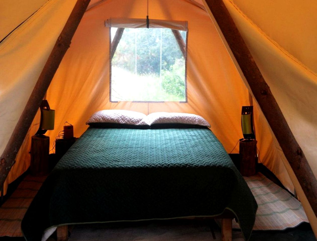 Luxury Camping Tent in a Forested Setting in Cundinamarca, Colombia