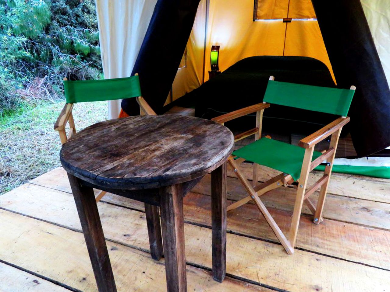 Luxury Camping Tent in a Forested Setting in Cundinamarca, Colombia