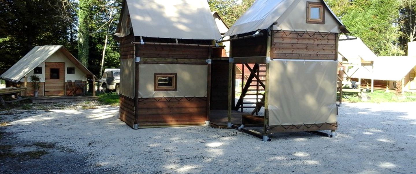 Rustic Tented Cabin Rental near Parco di Cavriglia in Italy