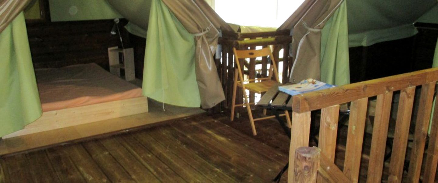 Rustic Tented Cabin Rental near Parco di Cavriglia in Italy