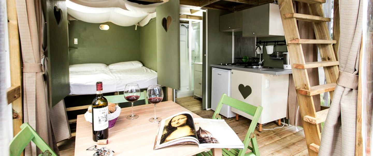 Lovely Camping Cabin Rental near Radda in Chianti in Arezzo, Italy