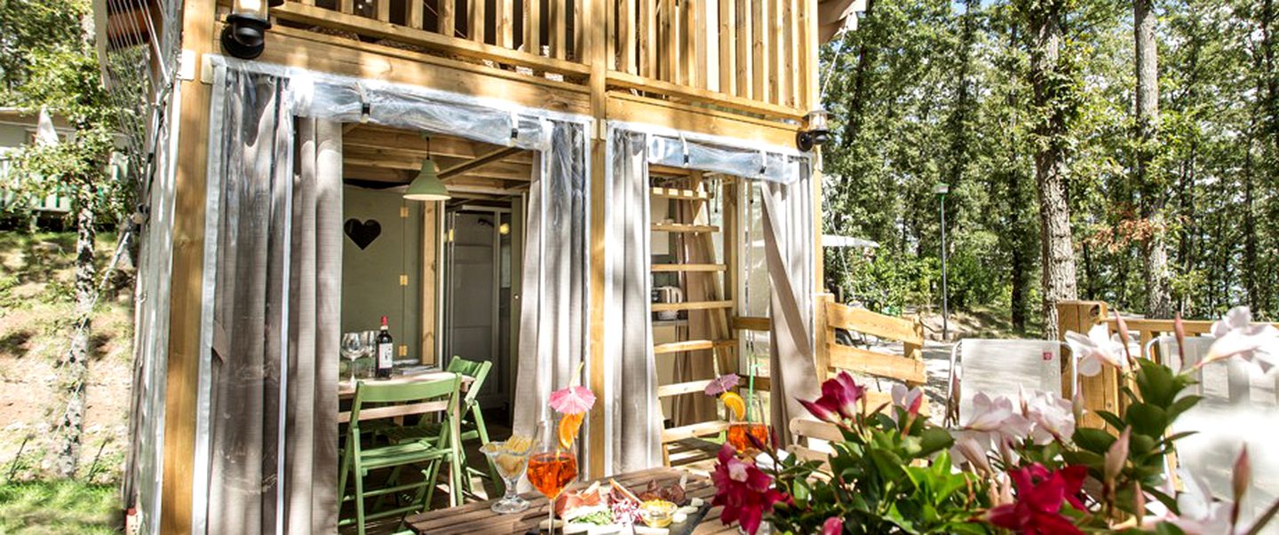 Lovely Camping Cabin Rental near Radda in Chianti in Arezzo, Italy