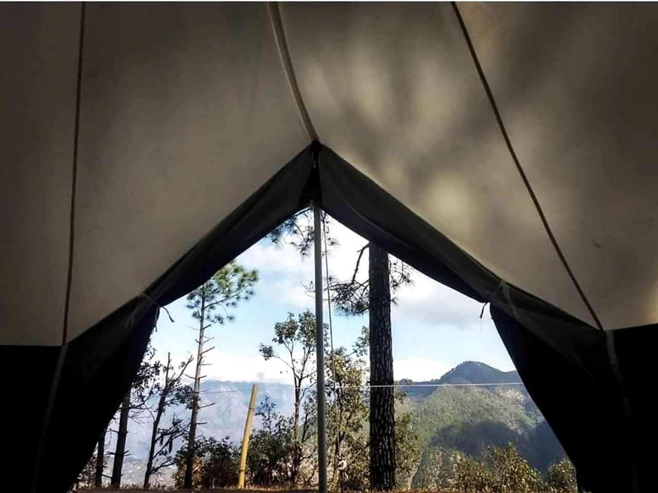 Glamping Tent Getaway with Beautiful Views of the Himalayas in Chamba, India