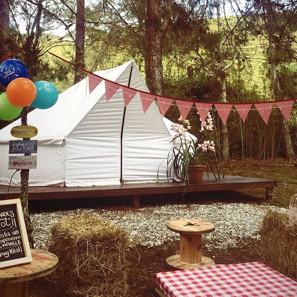 Spacious Tent Accommodation for a Glamping Getaway near Medellin, Colombia