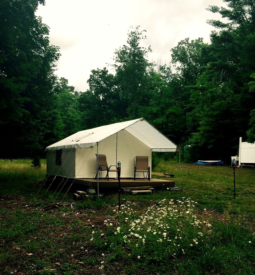 Secluded Safari Tent Camp for Entire Group in Woodstock, New York