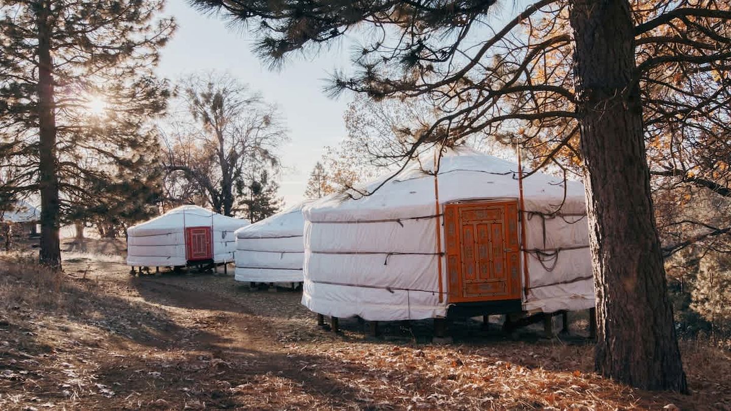 Relaxing Yurt for a Perfect Mountain Getaway Surrounded by Breathtaking Nature in Dunlap, California