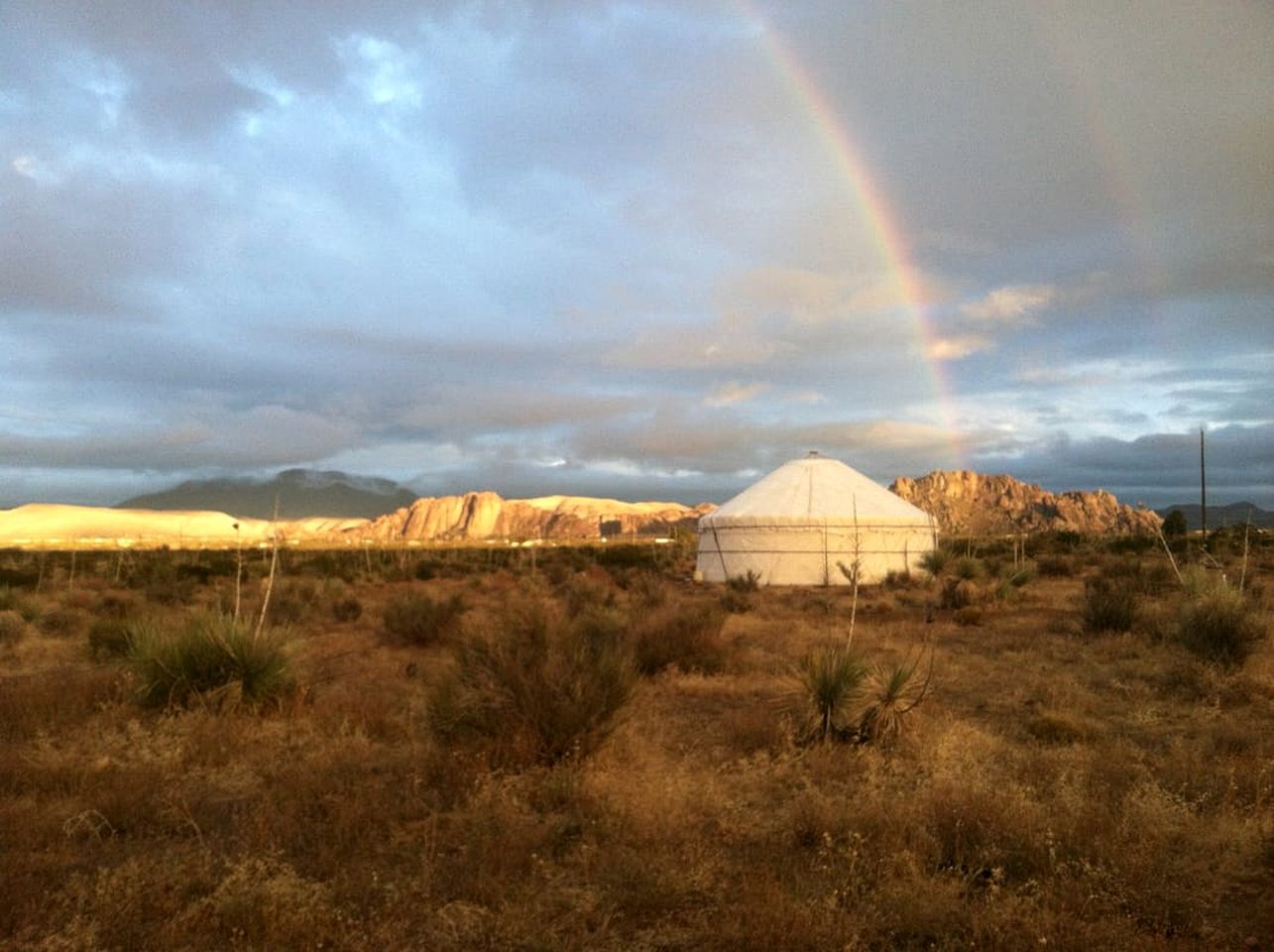 Unique Family-Friendly Yurt Surrounded by Sublime Nature near Franklin Mountains, Texas