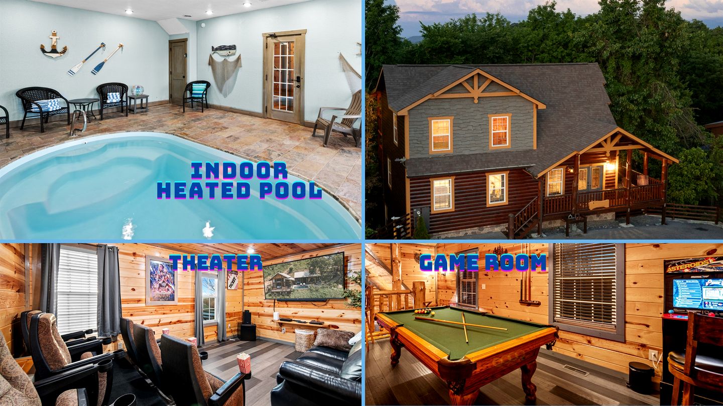 Glorious Wooden Cabin with Swimming Pool in Pigeon Forge, Tennessee