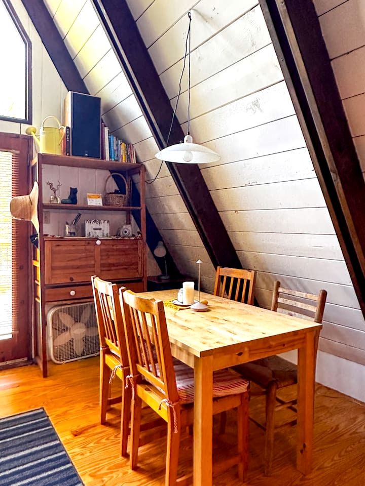 Peaceful A-Frame Retreat with Pond & Private Woodland Escape in Margaretville, New York