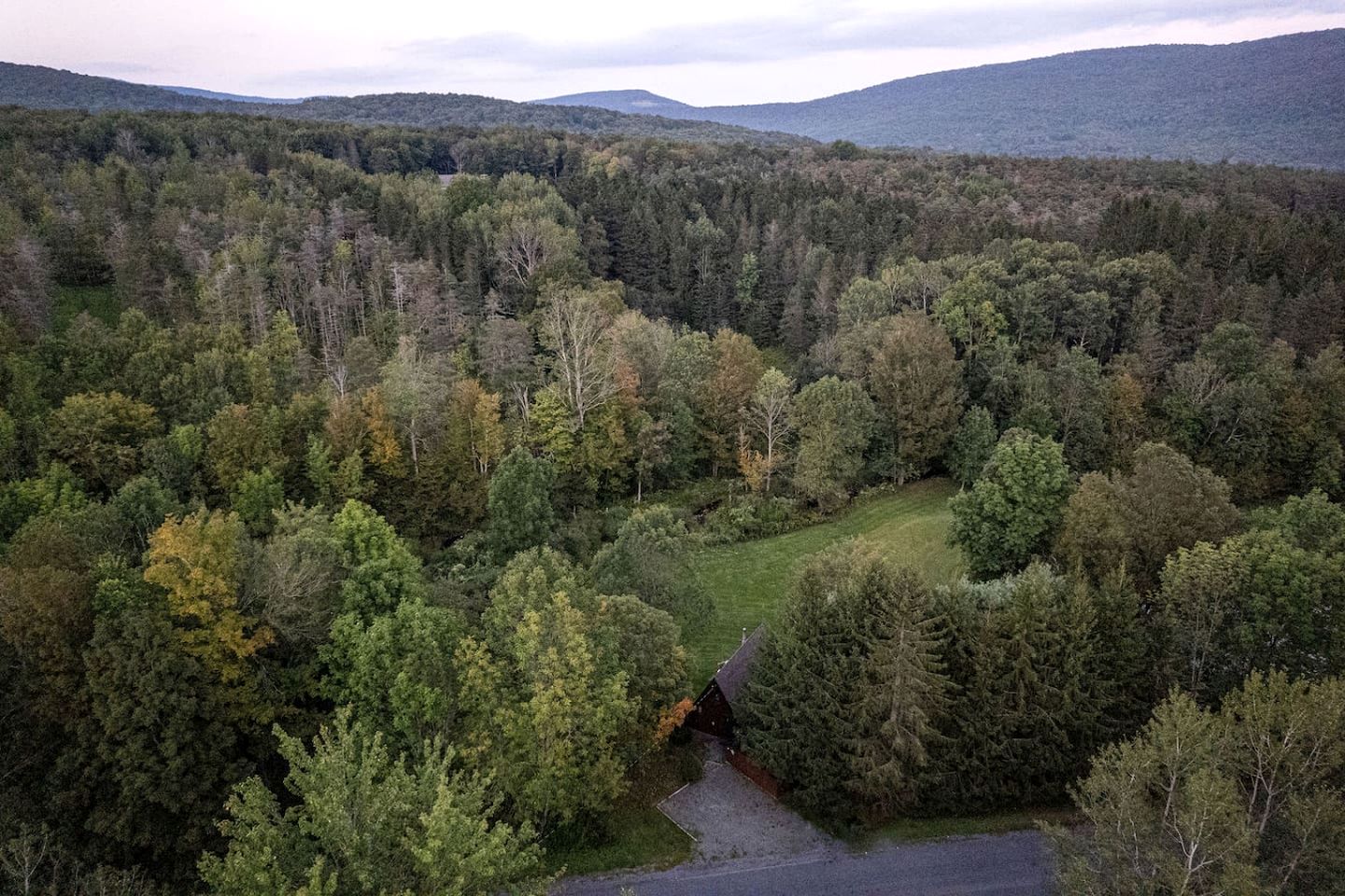 Peaceful A-Frame Retreat with Pond & Private Woodland Escape in Margaretville, New York