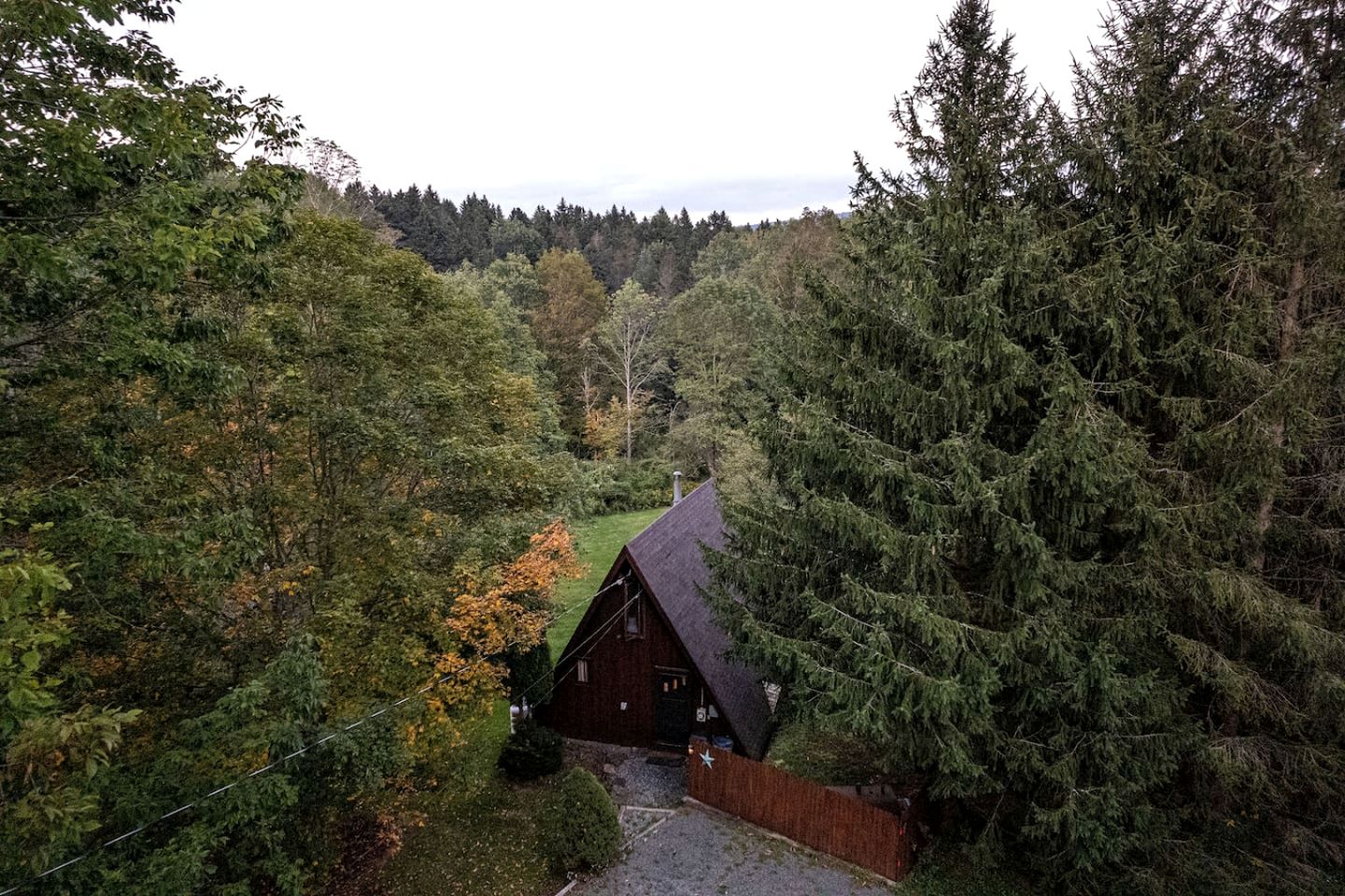 Peaceful A-Frame Retreat with Pond & Private Woodland Escape in Margaretville, New York