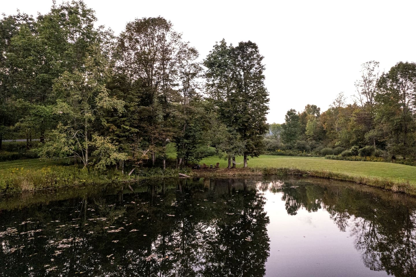Peaceful A-Frame Retreat with Pond & Private Woodland Escape in Margaretville, New York