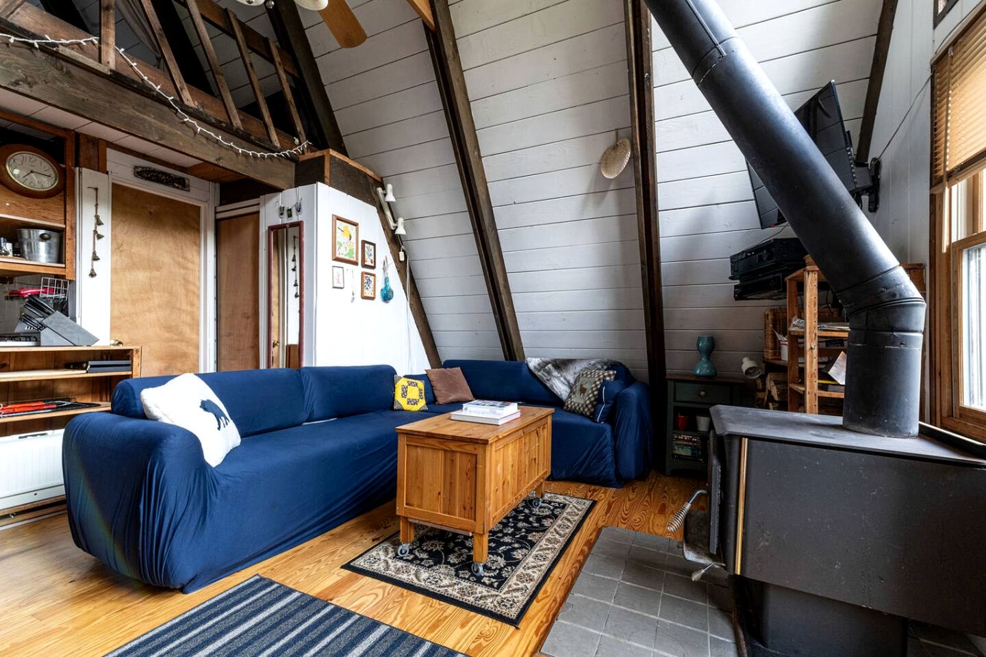 Peaceful A-Frame Retreat with Pond & Private Woodland Escape in Margaretville, New York