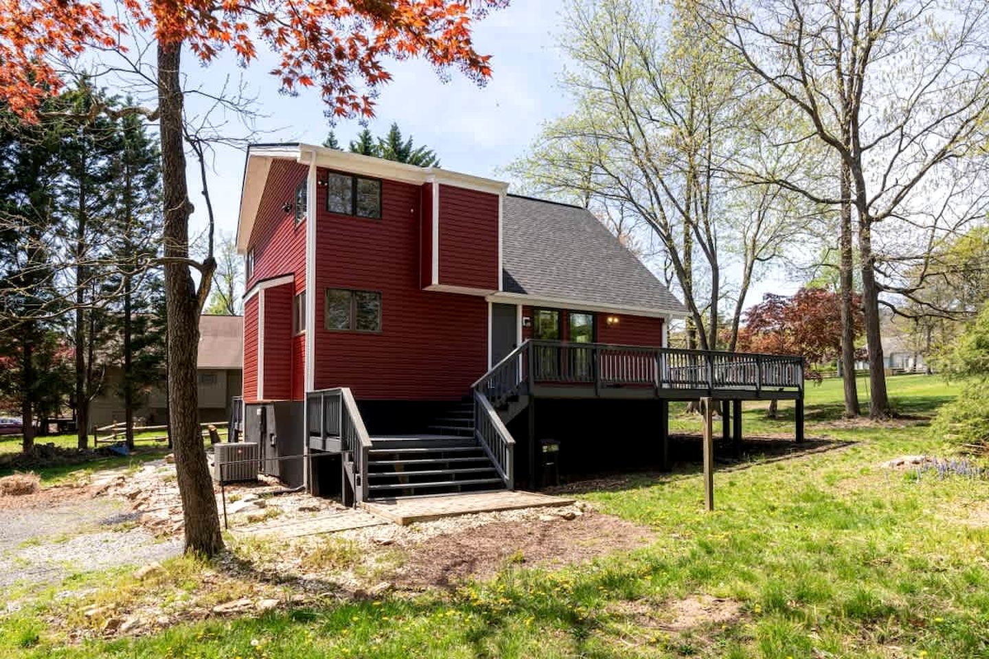 Gorgeous Vacation Rental with Grill, Fire Pit, Golf Course Views, and Resort Access in Hedgesville, West Virginia