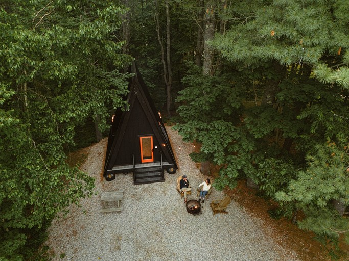 Lovely A-Frame with a Little Private Deck in Freeport, Maine