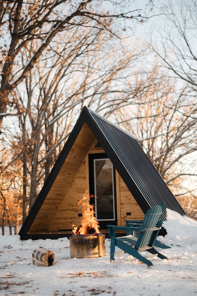Gorgeous A-Frame with Panoramic Views, Nestled Atop White Oak Ridge, Wisconsin