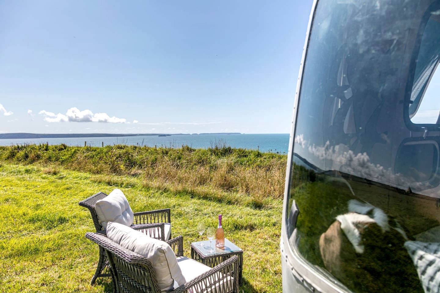 Gorgeous Airstream with Stunning Views in Haverfordwest, Wales
