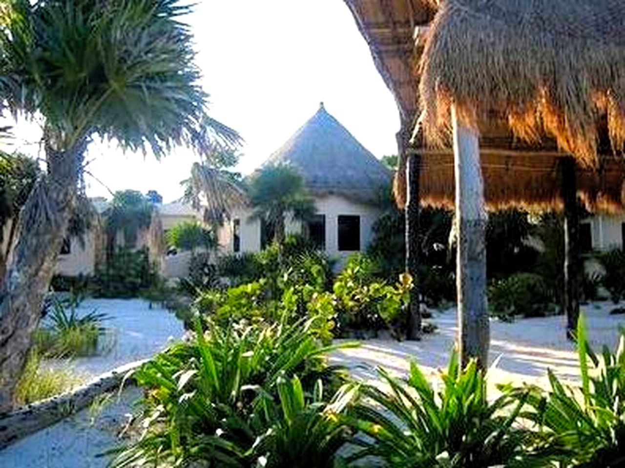 Gorgeous Beach Huts on the Coast of Quintana Roo, Mexico