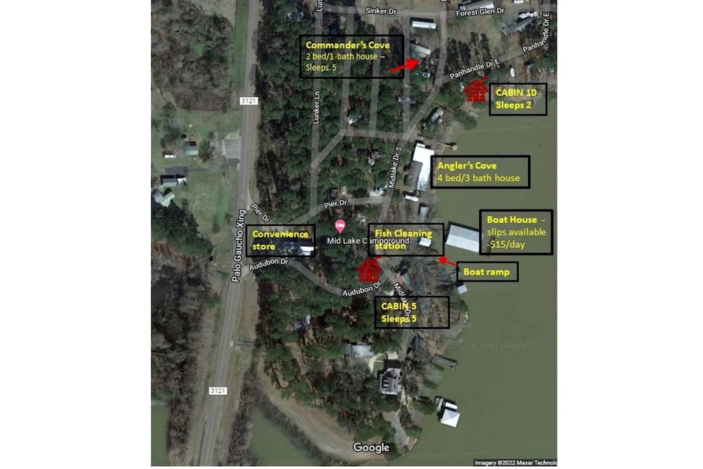 Gorgeous Cabin with Beautiful Views of Toledo Bend Lake for a Relaxing Couples Getaway in Hemphill, Texas