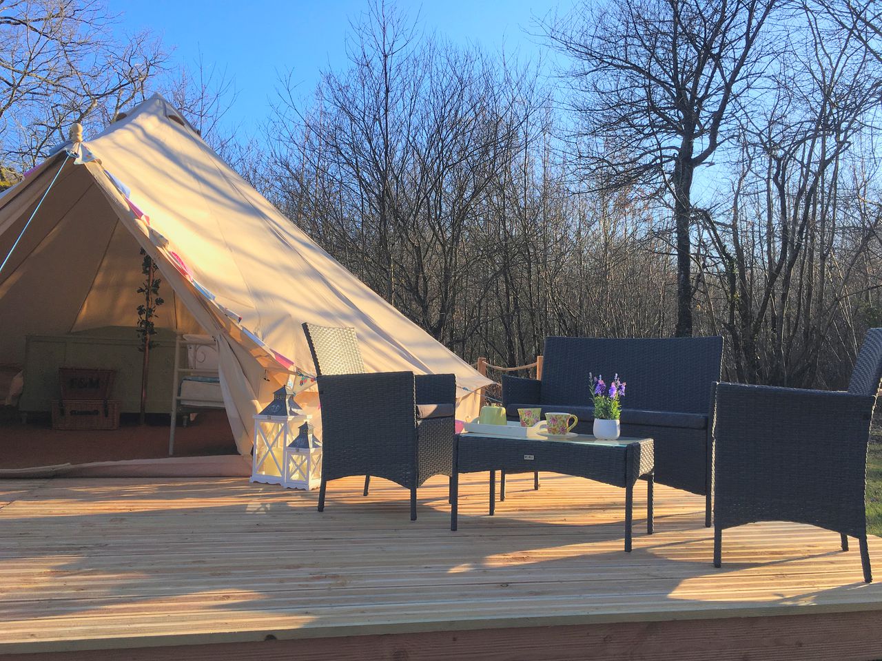 Fabulous Bell Tent Ideal for a Glamping Getaway in Blond, France