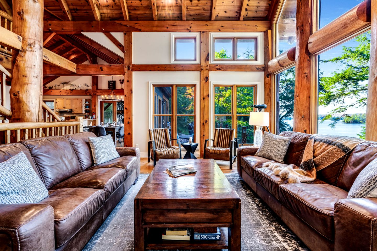 Gorgeous Lakefront Cabin with Fireplace in Huntsville, Ontario