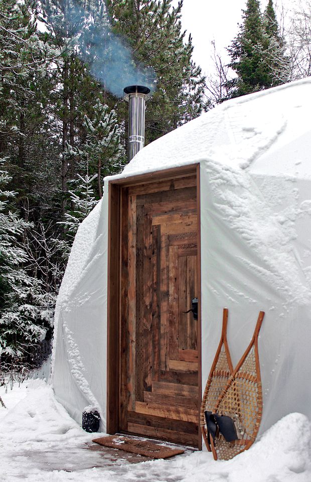 Gorgeous Modern Dome Surrounded by Nature for a Romantic Glamping Escape in Deer Lake, Ontario