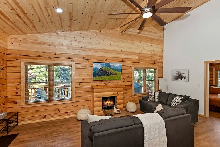 Log Cabins (United States of America, Big Bear, California)