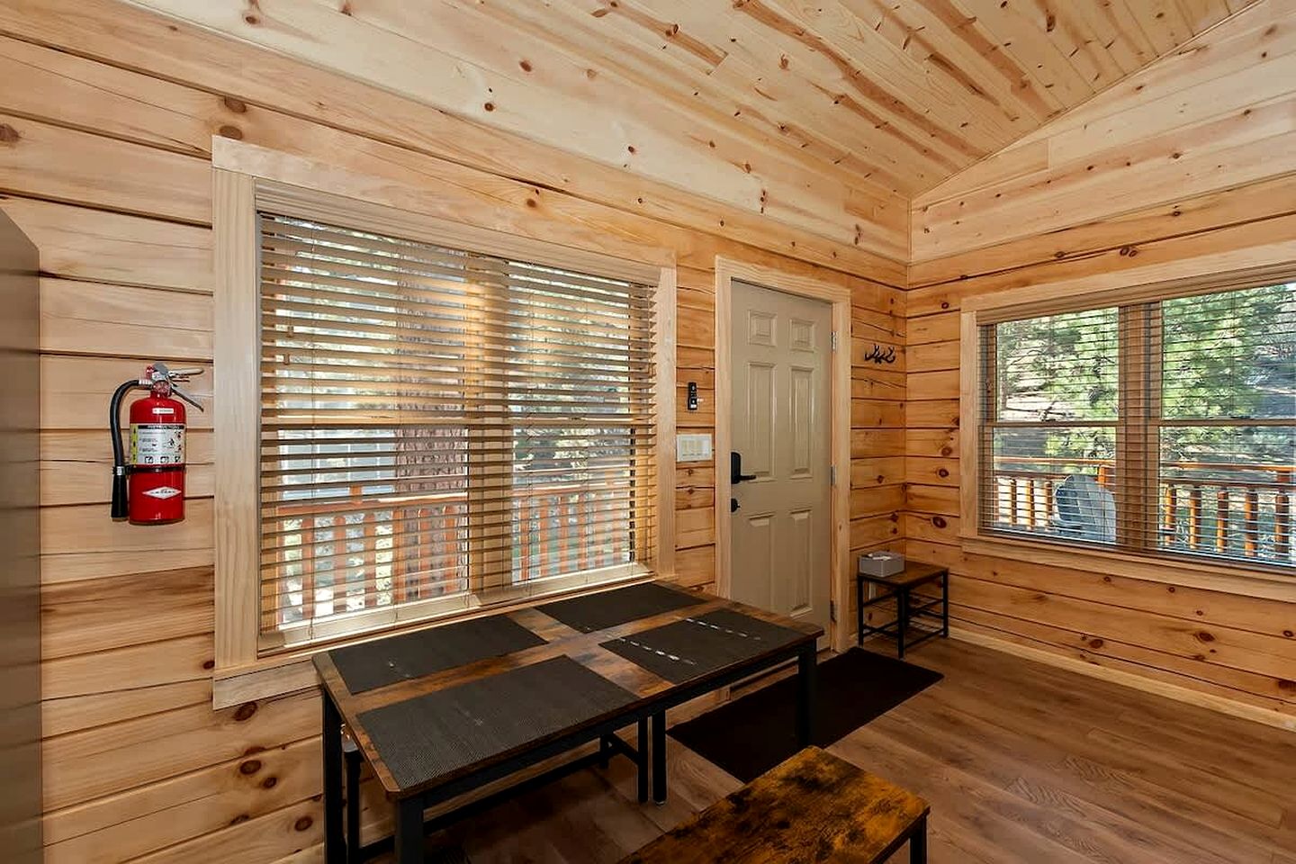 Gorgeous Modern Log Cabin Nestled in the Woods in Big Bear, California