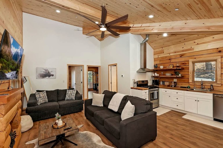 Log Cabins (United States of America, Big Bear, California)