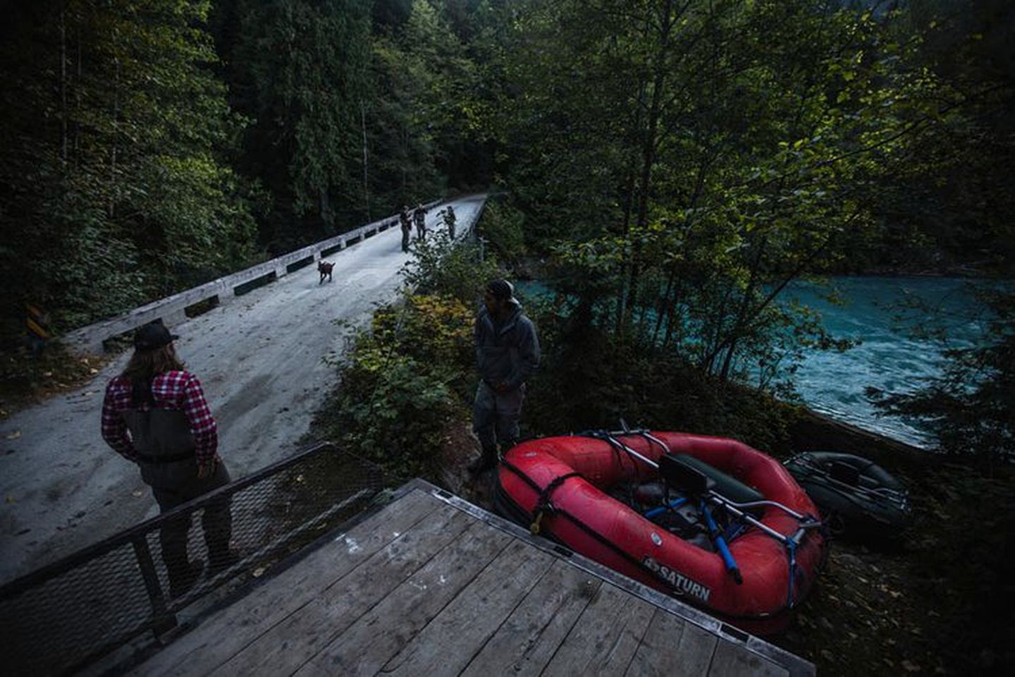 Rustic Cabin Rental with River Views for Guided Fishing Trip in Vancouver, British Columbia