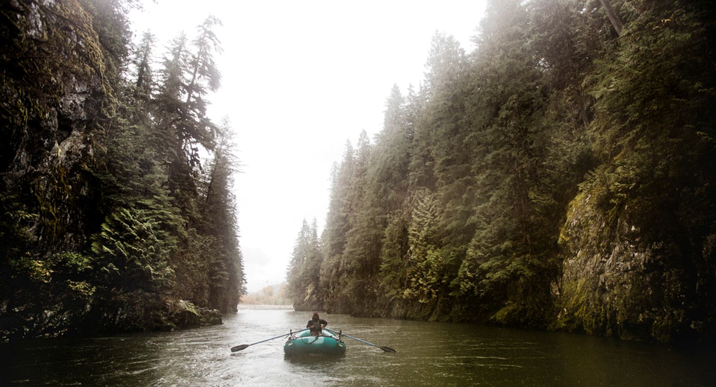 Rustic Cabin Rental with River Views for Guided Fishing Trip in Vancouver, British Columbia