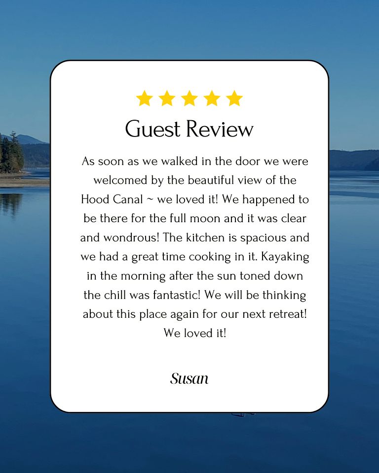 Gorgeous, Waterfront Beach Cottage on Oyster Bay with Easy Access to Olympic National Park